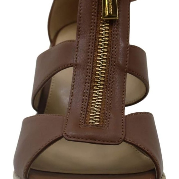 Michael Kors Damita Leather platform wedges sz 9.5 NWOT - Picture 5 of 14